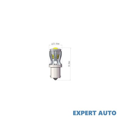 Bec 2 faze bay15d t.v. p21/5w 14smd 2835 12v canbus nonpolar 280 lumen lumina alba cod: spta3-1157-w Alta marca Alt model #7 foto