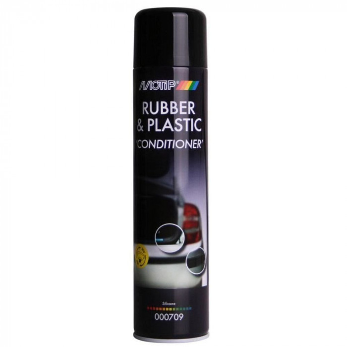 Solutie pentru Plastic si Cauciuc Motip, 600 ml, Solutie Auto pentru Plastic si Cauciuc, Solutie Curatare Plastic, Solutie Curatare Cauciuc, Solutie C