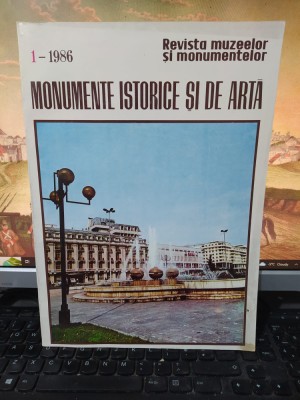 Monumente istorice și de artă, nr. 1 1986, Revista muzeelor și monumentelor 081 foto