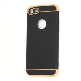 Husa iPhone 7 Forcell 3 in 1, Plastic, Negru, Rezistenta Zgarieturi, Tip Carcasa