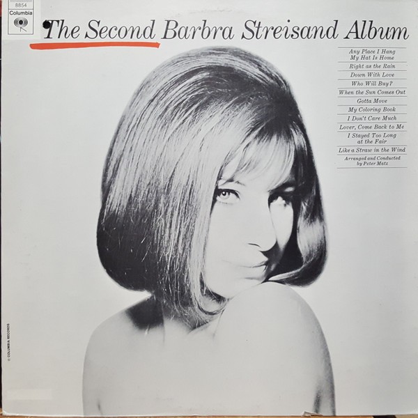 Vinil LP Barbra Streisand &lrm;&ndash; The Second Barbra Streisand Album (-VG)