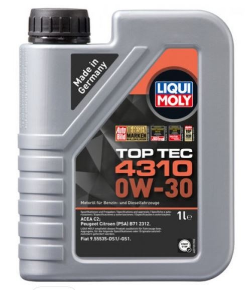 Ulei Liqui Moly top Tec 4310 PSA 0W30 1 litru