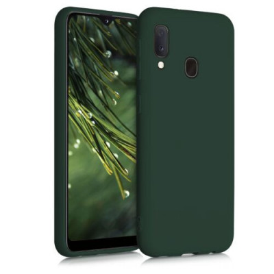 Husa pentru Samsung Galaxy A20e, Silicon, Verde, 48738.169 foto