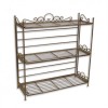 Etajera Fier Forjat 3 Rafturi Maro Antik 95cm Gradina Terasa Mobila Decorativa