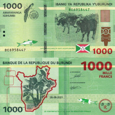 BURUNDI 1.000 francs 2021 UNC!!!