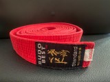 Centura Karate rosie 300 cm Budobest