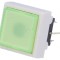 Comutator Tastatură DPDT cu LED Verde 0.1A 30V