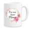 Cana alba personalizata &quot;Cea mai buna mama&quot;, INOVATIX&reg;. 330ml