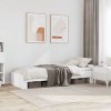 VidaXL Cadru de pat, alb, 75x190 cm, lemn prelucrat