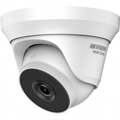 Camera de supraveghere Hikvision Turbo HD Dome HWT-T220-M; 2MP; seria HiWatch; carcasa metal; 2MP CMOS Sensor, 40m IR, Outdoor EXIR Eyeball, ICR, 0.01 foto