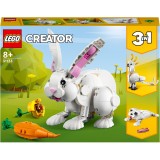 LEGO&reg; Creator 3 in 1 - Iepure alb 31133, 258 piese