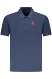 Cumpara ieftin U.S. Grand POLO Tricou polo barbati cu logo brodat, Regular fit, bleumarin, U.S. GRAND POLO EQUIPMENT &amp; APPAREL
