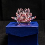 Cumpara ieftin Floare de lotus rosie din cristal