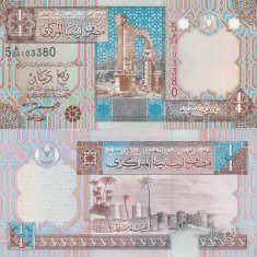 Libia 1/4 Dinar 2002 UNC