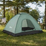 Cumpara ieftin Cort Camping 2 Persoane ART Verde 206x185x120cm + Geanta Transport, Buzunare Interioare, Carlig Lanterna, Poliester