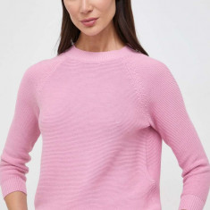 Weekend Max Mara pulover de bumbac culoarea roz, light 2415360000000