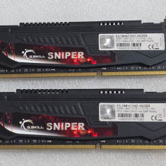 Kit memorie RAM desktop G.SKILL 16GB (2x8GB) DDR3 1866Mhz F3-1866C10D-16GSR