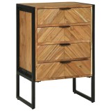 VidaXL Bufet Maro 50 x 35 x 75 cm Lemn masiv de acacia