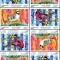 AZERBAIJAN 2019 EUROPA CEPT - PASARI -Minicoala din carnet cu 4 serii MNH**