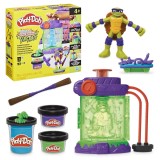 PLAY DOH POVESTIRI CU TESTOASE NINJA ADOLESCENTE MUTANTE SET STATIE DE MUTATII