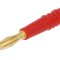 Mufă Banană 2mm 10A Roșie Aurită