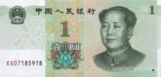 CHINA ? bancnota ? 1 Yuan ? 2019 ? UNC ? necirculata foto