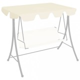 Cumpara ieftin Copertină de rezervă leagăn grădină, crem, 150/130x105/70 cm