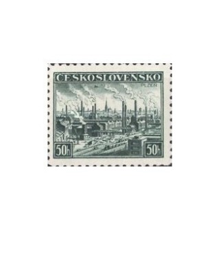 Cehoslovacia 1938 - expo filatelic la Pilsen, neuzata foto