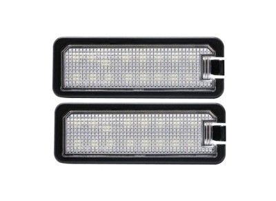 Set 2 buc lampa numar SKODA SUPERB (3T), 06.2008-2015, partea stanga, LED; TUNING, foto