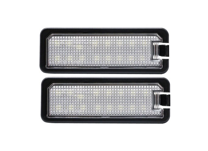 Set 2 buc lampa numar SKODA SUPERB (3T), 06.2008-2015, partea stanga, LED; TUNING,