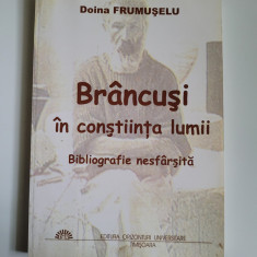 Doina Frumuselu, Brancusi in constiinta lumii. Bibliografie nesfarsita, 2007