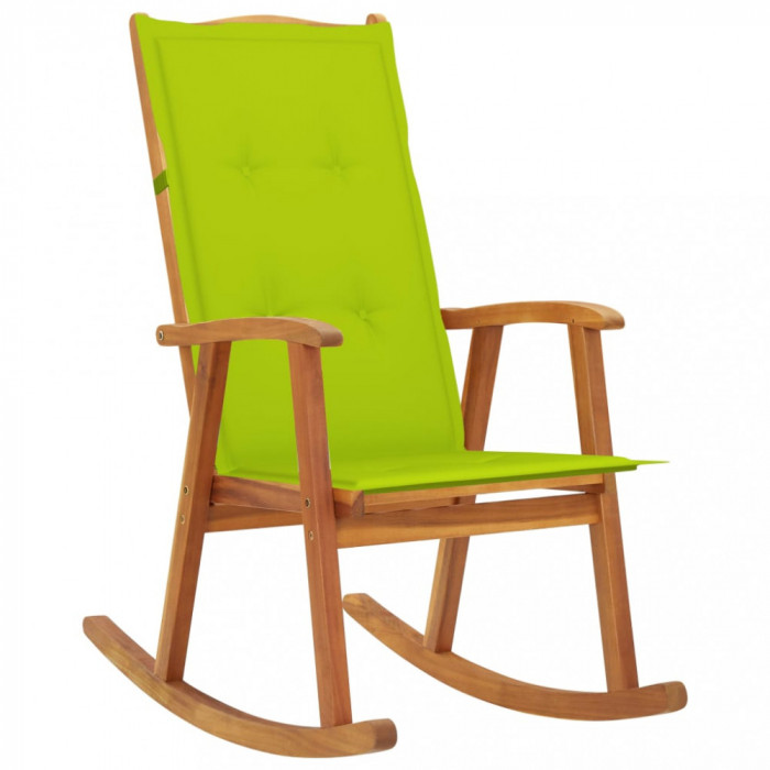 vidaXL Balansoar cu perne, lemn masiv de acacia 3064190