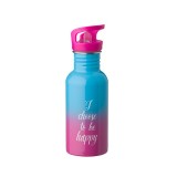Bidon de apa cu mesaj motivational, Inox, 500 ml, ATU-082793, Oem