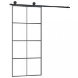 Cumpara ieftin Usa glisanta cu set feronerie, 90x205 cm, sticla ESG/aluminiu