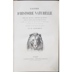 GALERIE D&#039;HISTOIRE NATURELLE, TIREE DES OEUVRES COMPLETES DE BUFFON par M. SAINTE-BEUVE - PARIS, 1879