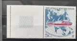 Teritoriul Sudic si Antarctic Francez (TAAF) 1976 Vapoare/ L&#039;Astrolabe, MNH, 1v, Nestampilat