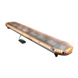 Rampa luminoasa girofar Breckner Germany 12-24 V, lumina galbena, 1750 x 275 x 125 mm, 120 W, 15 moduri, aluminiu/ABS