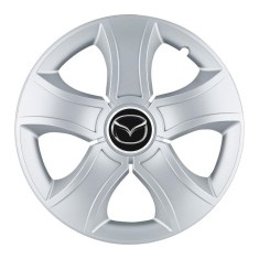 Set 4 Capace Roti 14 inchi (R14) Bis Gri, Compatibile Cu Mazda