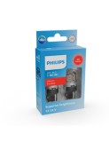 Set 2 leduri auto Rosu W21W Philips Ultinon Pro7000 SL lampa frana 12V/24V