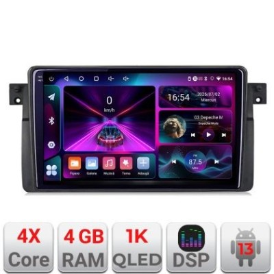 Navigatie BMW Seria 3 E46 A-052 4+64 InCell Display 1K Android Waze USB Navigatie Internet Youtube Radio CarStore Technology foto