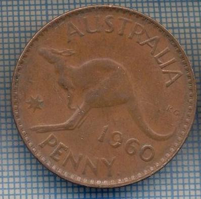 AX 914 MONEDA- AUSTRALIA - 1 PENNY -ANUL 1960 -STAREA CARE SE VEDE foto