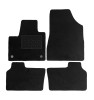 Set covorase auto mocheta Renault Kangoo 5p. 2021-&amp;gt; , Negru, 4 buc.