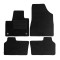 Set covorase auto mocheta Renault Kangoo 5p. 2021-&amp;gt; , Negru, 4 buc.