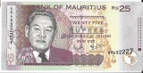 Bancnota 25 rupees 1999 aUNC - Mauritius