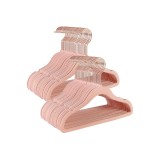 Cumpara ieftin Set umerase de catifea Songmics Roz 30x20.5x0.5 cm