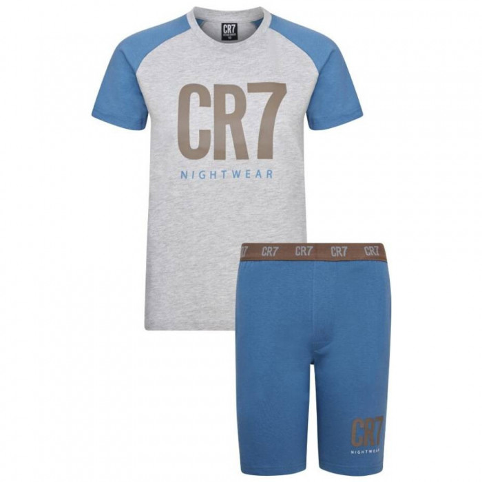 Cristiano Ronaldo pijamale de copii Short blue-grey - 6 let