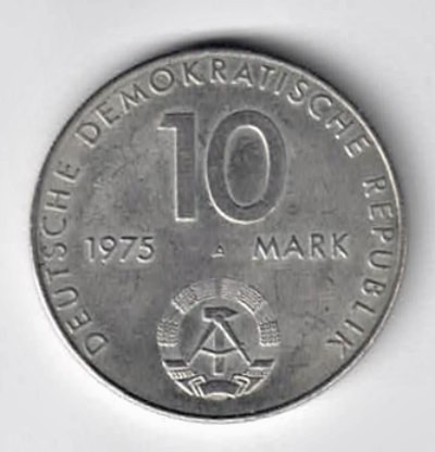 GERMANIA RDG 10 MARCI MARK 1975 A STARE EXCELENTA