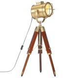Cumpara ieftin Lampa de podea cu trepied, 69 cm, lemn masiv de mango