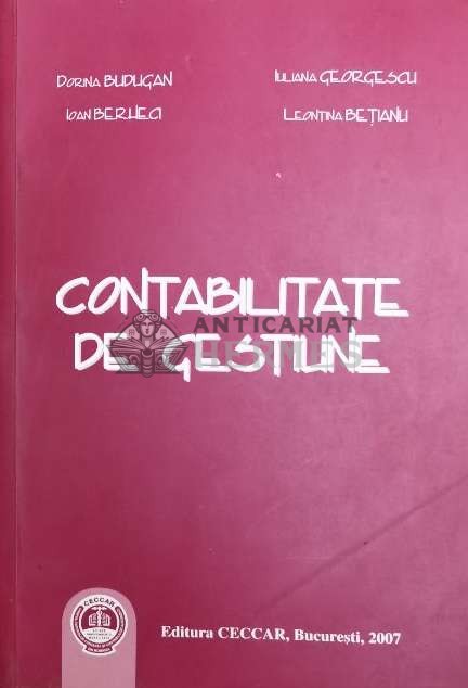 Contabilitate de gestiune - 2007 - Leonita Beti ($Z12)