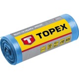 Saci menajeri extra rezistenti Topex, 10 bucati, 240L, albastri